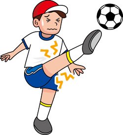 オスグッドシュラッター病とは、膝の前面の「脛骨粗面部(けいこつそめんぶ)」 という軟骨の隆起している部分が太ももの筋肉にひっぱられて障害が起きた状態を言います。